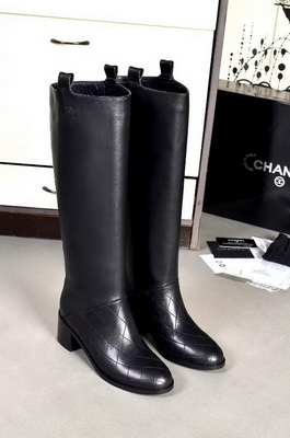 CHANEL Knee-high boots Lined with fur Women--045